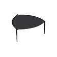 HABITAT ET JARDIN - Table basse en bois "Lenny" - 90 x 89 x 40 cm - Gris anthracite - vignette