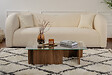 HABITAT ET JARDIN - Table basse en bois "Flavio" - 105 x 65 x 30 cm - Noyer - vignette