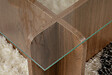 HABITAT ET JARDIN - Table basse en bois "Flavio" - 105 x 65 x 30 cm - Noyer - vignette