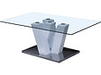 HABITAT ET JARDIN - Table basse "Gaya" - 110 x 60 x 40 cm - Blanc Laqué - vignette