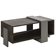 HABITAT ET JARDIN - Table basse en bois "Meleni" - 90 x 49 x 40 cm - Gris - vignette