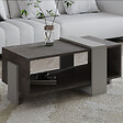 HABITAT ET JARDIN - Table basse en bois "Meleni" - 90 x 49 x 40 cm - Gris - vignette
