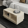 HABITAT ET JARDIN - Table basse en bois "Consept" - 90 x 45 x 36 cm - Travertin - vignette