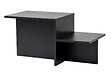 HABITAT ET JARDIN - Table basse en bois "Harmony" 80 x 40 x 40 cm - Bois Noir - vignette
