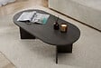 HABITAT ET JARDIN - Table basse en bois "Sable" - 60 x 119 x 40 cm - Lumière Noire - vignette