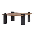 HABITAT ET JARDIN - Table basse en bois "Marais" - 90 x 90 x 35 cm - Marron clair - vignette