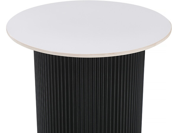 HABITAT ET JARDIN - Table d'appoint, bout de canapé, table de chevet en céramique "Eclat" - 50 x 50 x 55 cm - Blanc - large