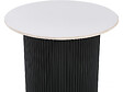 HABITAT ET JARDIN - Table d'appoint, bout de canapé, table de chevet en céramique "Eclat" - 50 x 50 x 55 cm - Blanc - vignette