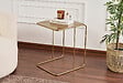 HABITAT ET JARDIN - table d'appoint en métal "Poet" 47 x 46 x 57 cm - Or - vignette