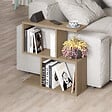 HABITAT ET JARDIN - Table d'appoint en bois "Homemania" - 60 x 20 x 60 cm - Beige - vignette
