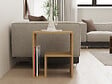 HABITAT ET JARDIN - Table d'Appoint en bois "Yepa" - 45 x 29 x 51 cm - Chêne Saphir - vignette