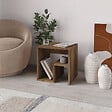 HABITAT ET JARDIN - table d'appoint en bois "Bon" 40 x 35 x 40 cm - Hitit - vignette