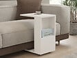 HABITAT ET JARDIN - Table d'appoint en bois "Star" - 40 x 30 x 50 cm - Blanc - vignette