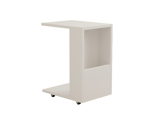 HABITAT ET JARDIN - Table d'appoint en bois "Star" - 40 x 30 x 50 cm - Blanc - large