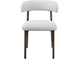 HABITAT ET JARDIN - Lot de 2 chaises de salle à manger imitation bois "Aurea" - Gris clair - vignette