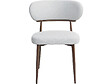 HABITAT ET JARDIN - Lot de 2 chaises de salle à manger imitation bois "Elora" - Gris clair - vignette