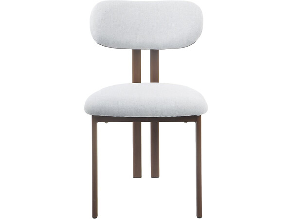 HABITAT ET JARDIN - Lot de 2 chaises de salle à manger imitation bois "Veralia" - Gris clair - large