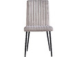 HABITAT ET JARDIN - Lot de 2 chaises en velours "Henley" - Gris clair - vignette