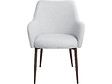 HABITAT ET JARDIN - Lot de 2 chaises de salle à manger avec accoudoirs "Jade" - Gris clair - vignette