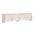 HABITAT ET JARDIN - Meuble TV en bois "Aurelia" - 180 x 32 x 45 cm - Crème - vignette