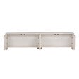 HABITAT ET JARDIN - Meuble TV en bois "Aurelia" - 180 x 32 x 45 cm - Crème - vignette