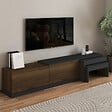 HABITAT ET JARDIN - Meuble TV en bois "Nest" - 180 x 30 x 36 cm - Marron - vignette