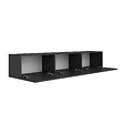 HABITAT ET JARDIN - Meuble TV en bois "West" 150 x 32 x 30 cm - Anthracite - vignette