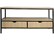HABITAT ET JARDIN - Meuble TV avec tiroir style industriel "Detroit" - 113 x 40 x 55 cm - Beige - vignette