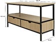 HABITAT ET JARDIN - Meuble TV avec tiroir style industriel "Detroit" - 113 x 40 x 55 cm - Beige - vignette