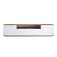HABITAT ET JARDIN - Meuble TV en bois "FR7" - 180 x 44 x 44 cm - Pin atlantiqueBlanc - vignette