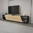 HABITAT ET JARDIN - Meuble TV en bois "Rhodes" - 240 x 37 x 47 cm - Beige - vignette