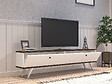 HABITAT ET JARDIN - Meuble TV en bois "Parlak" - 160 x 25 x 40 cm - Blanc - vignette