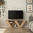 HABITAT ET JARDIN - Meuble TV en bois "Pipralla" - 110 x 30 x 40 cm - Chêne - vignette