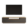 HABITAT ET JARDIN - Meuble TV en bois "FR7" - 180 x 44 x 44 cm - Pin atlantiqueAnthracite - vignette