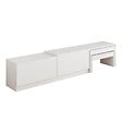 HABITAT ET JARDIN - Meuble TV en bois "Nest" - 180 x 30 x 36 cm - Blanc - vignette