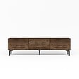 HABITAT ET JARDIN - Meuble TV en bois "Felix" - 160 x 31 x 44 cm - Marron - vignette