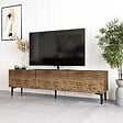 HABITAT ET JARDIN - Meuble TV en bois "Felix" - 160 x 31 x 44 cm - Marron - vignette