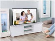 HABITAT ET JARDIN - Meuble TV "Frida" - 155 x 31 x 42,5 cm - Gris - vignette