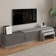 HABITAT ET JARDIN - Meuble TV en bois "Nest" - 180 x 30 x 36 cm - Gris - vignette