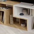 HABITAT ET JARDIN - Meuble TV modulable en bois "Glis" - 145 x 35 x 44 cm - Blanc - vignette