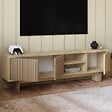 HABITAT ET JARDIN - Meuble TV en bois "Ravello" - 150 x 30 x 45 cm - Beige - vignette