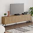 HABITAT ET JARDIN - Meuble TV en bois "Dune" - 180 x 29 x 50 cm - Beige - vignette