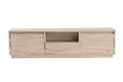 HABITAT ET JARDIN - Meuble TV en bois "Vanguard" - 160 x 29 x 42 cm - Travertin - vignette