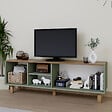 HABITAT ET JARDIN - Meuble TV en bois "Mia" - 160 x 40 x 56 cm - Vert - vignette