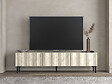 HABITAT ET JARDIN - Meuble TV en bois "Oscar" - 180 x 31 x 45 cm - Beige - vignette