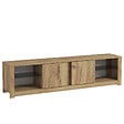 HABITAT ET JARDIN - Meuble TV en bois "Aydos" 180 x 35 x 45 cm - Chêne - vignette
