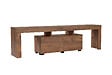 HABITAT ET JARDIN - Meuble TV en bois "Enclave" - 180 x 31 x 50 cm - Marron - vignette
