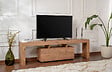 HABITAT ET JARDIN - Meuble TV en bois "Enclave" - 180 x 31 x 50 cm - Marron - vignette