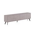 HABITAT ET JARDIN - Meuble TV en bois "Dune" - 180 x 29 x 50 cm - Moka clair - vignette