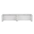 HABITAT ET JARDIN - Meuble TV en bois "Aurelia" - 180 x 32 x 45 cm - Blanc - vignette